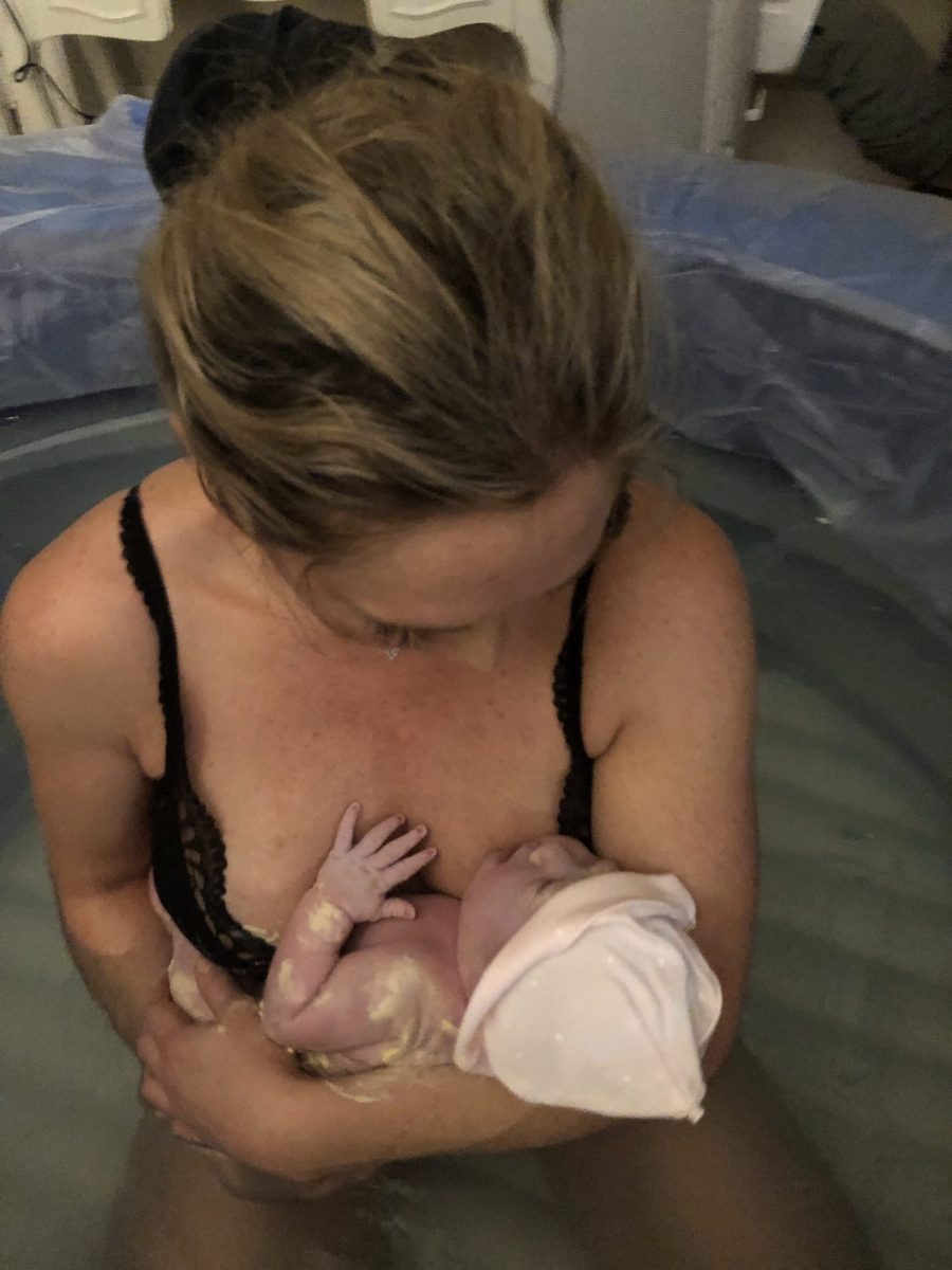 Nubry water homebirth