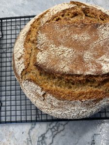 einkorn sourdough boule